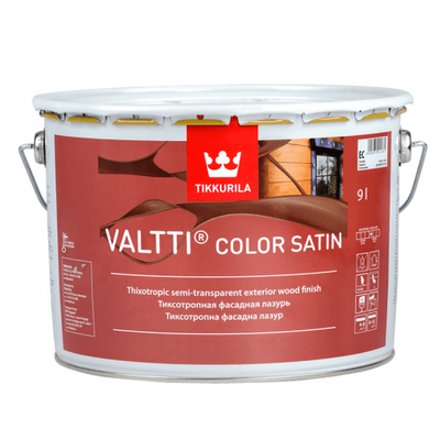 Антисептик лессирующий Tikkurila Valtti Color Satin, 0,9 л, полуматовый 71245 фото