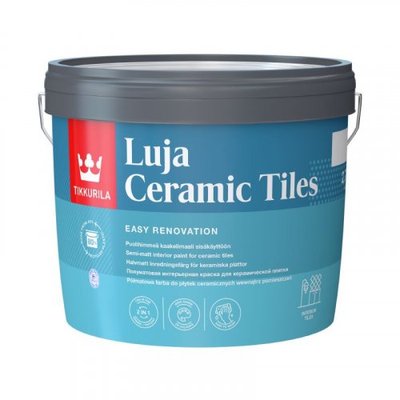 Краска Tikkurila Luja Ceramic Tiles, 0,9 полуматовая, база А 7100139 фото