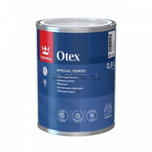 Грунт адгезионный Tikkurila Otex, 0,9 л, белый, матовый, АР 50862 фото