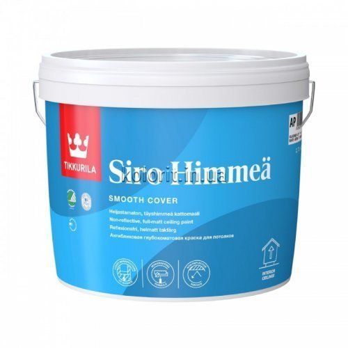 Краска для потолка Tikkurila Siro Himmea, 0,9 л, матовый 35203 фото