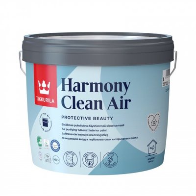 Краска Tikkurila Harmony Clean Air, 0,9 л, База А 71001429 фото