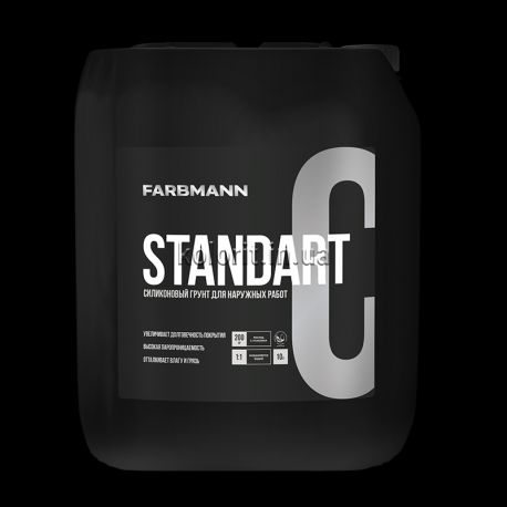 Грунт силиконовый для наружных работ Farbmann Standart C, 2 л 38330 фото