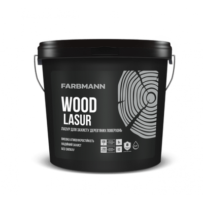 Лазур FARBMANN Wood Lasur, 0,9 л, EC 10000000501 фото