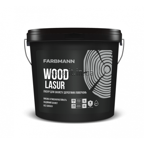 Лазур FARBMANN Wood Lasur, 0,9 л, EC 10000000501 фото