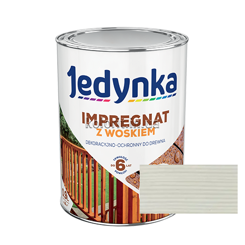 Антисептик пропитка для древесины JEDYNKA IMPREGNAT, 0,9 л, белый, матовый 14830 фото