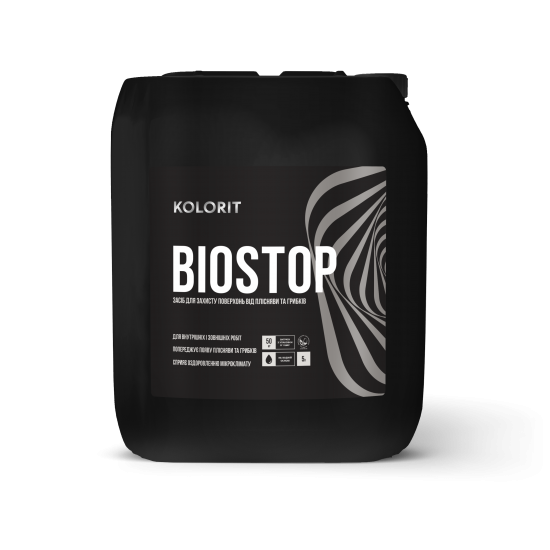 Kolorit Biostop - средство для защиты поверхности от плесени и грибка